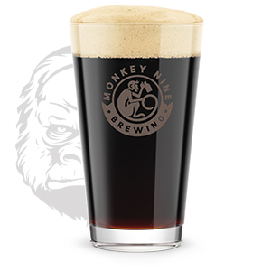 Silverback Stout Rendering of Monkey 9 Silverback Stout Beer