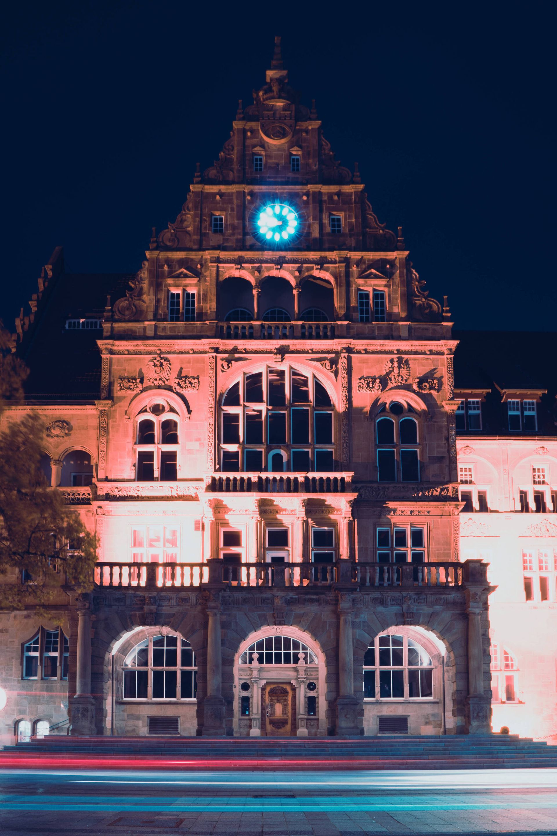 Nachtphotographie in Bielefeld. Bielefeld, 2021.