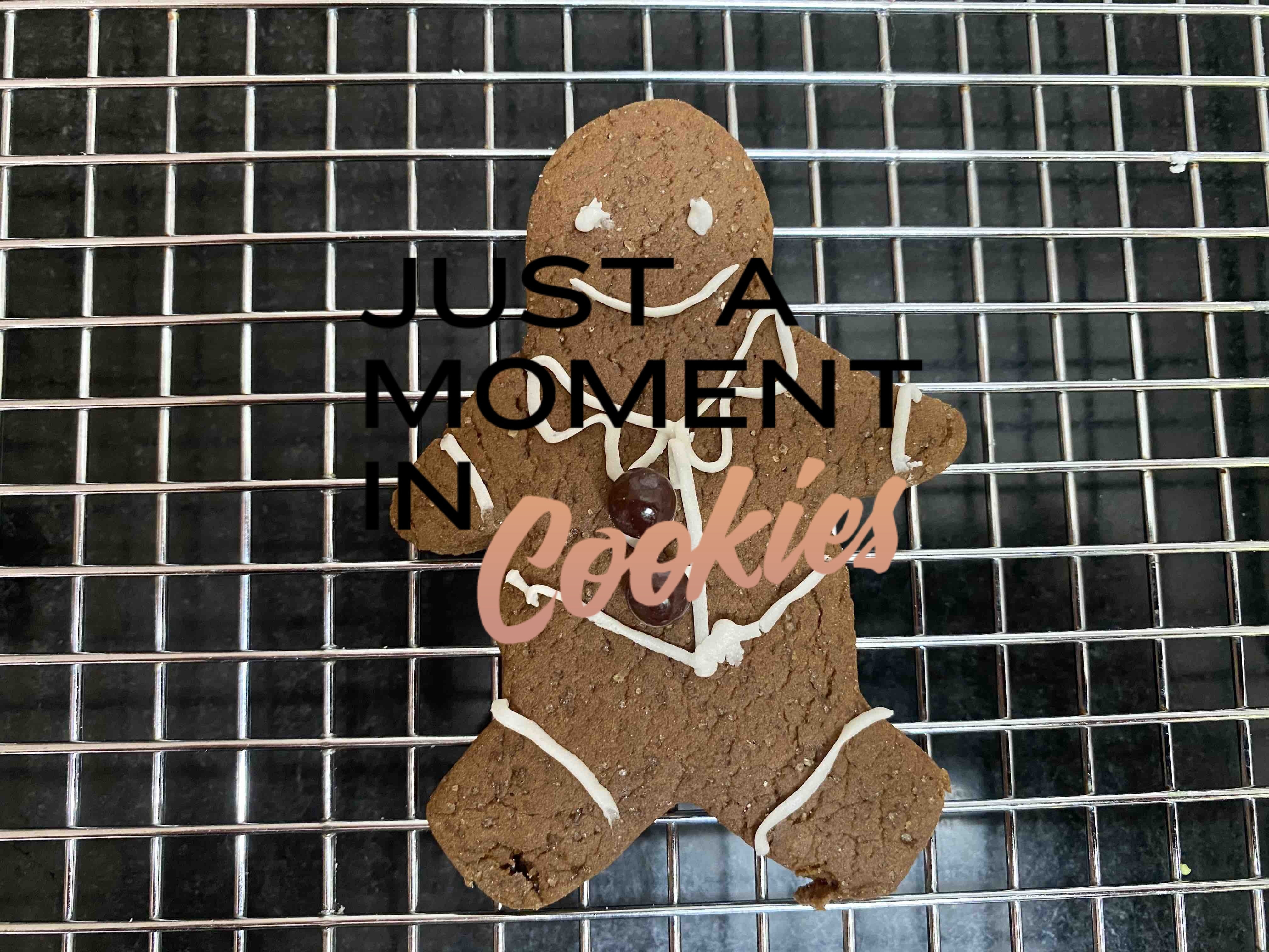 Gingerbread man cookie