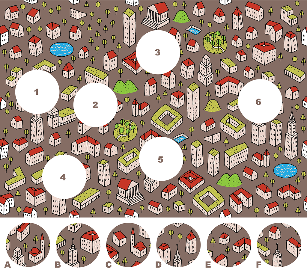 City – A Visual Matching Puzzle