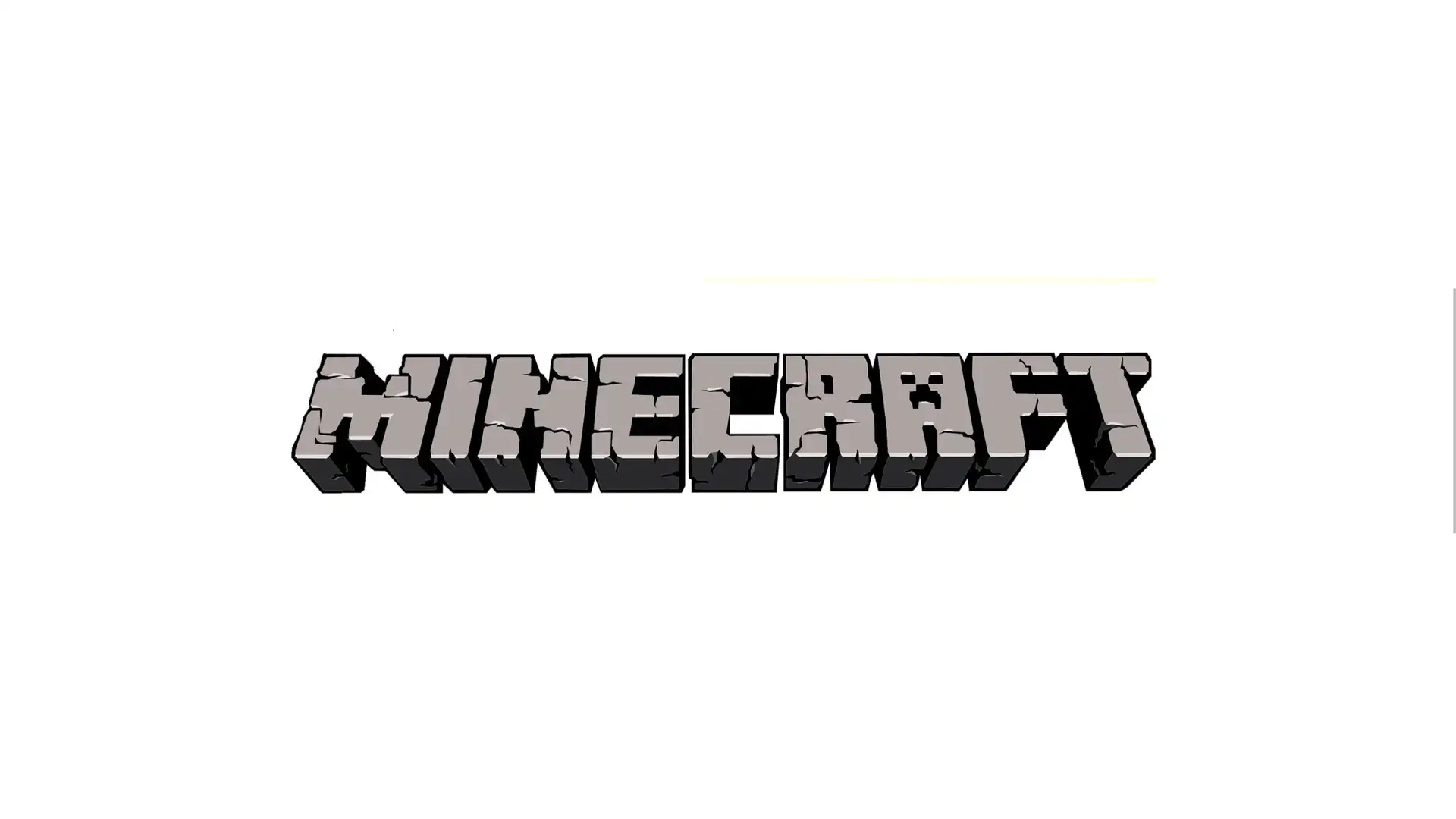 Minecraft Logo Banner