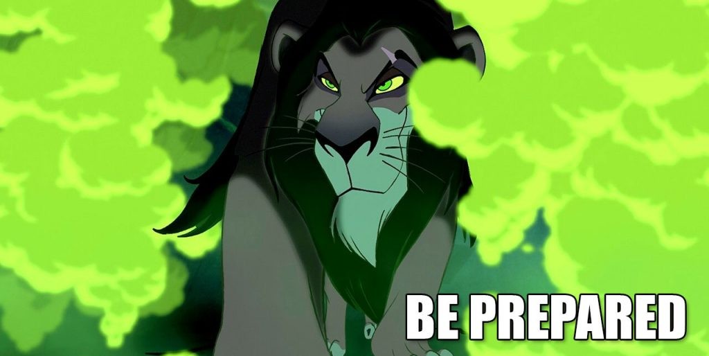 Scar from Lion King during his 'be prepared' song.