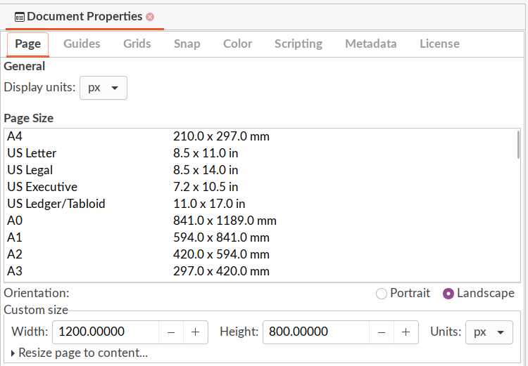 inkscape-document-properties