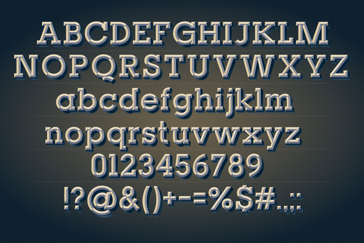 Old Beveled Slab Typefaces images/promo-2.jpg