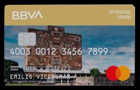 Tarjeta Afinidad UNAM de BBVA