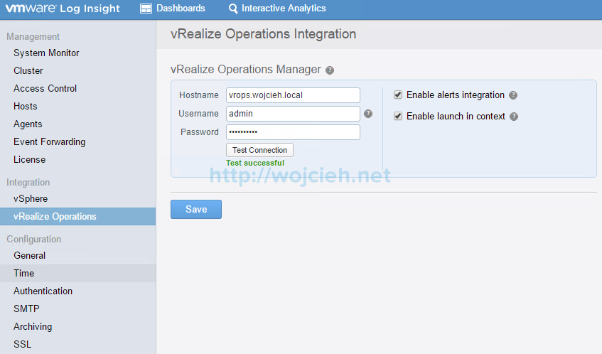 VMware vRealize Log Insight - Installation and Configuration - 28