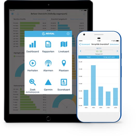 Devices fleet tracking app nl