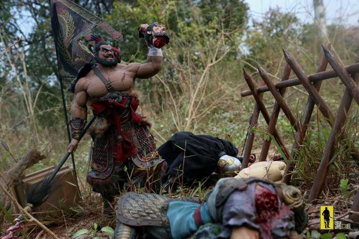 Inflames Toys Three Kingdoms Zhang Yide Bloody Version Outdoor