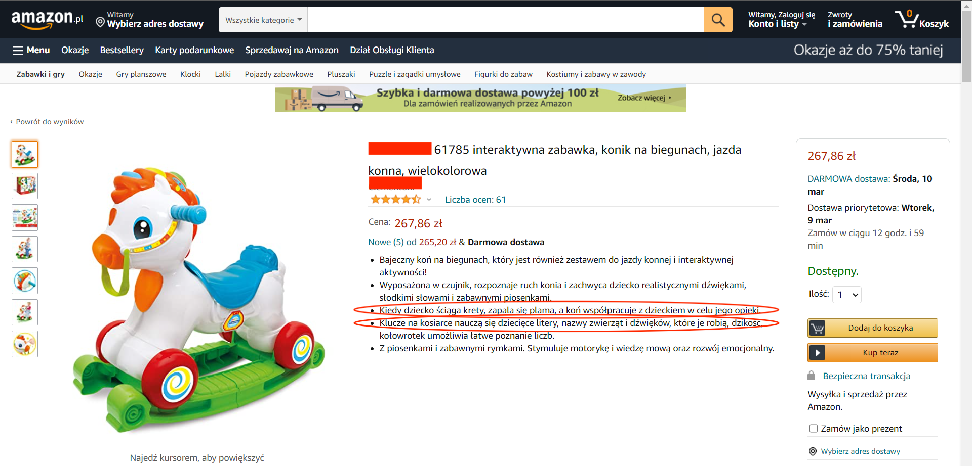 Konik na biegunach - opis Amazon. Konik na biegunach - opis Amazon
