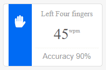 left hand fingers