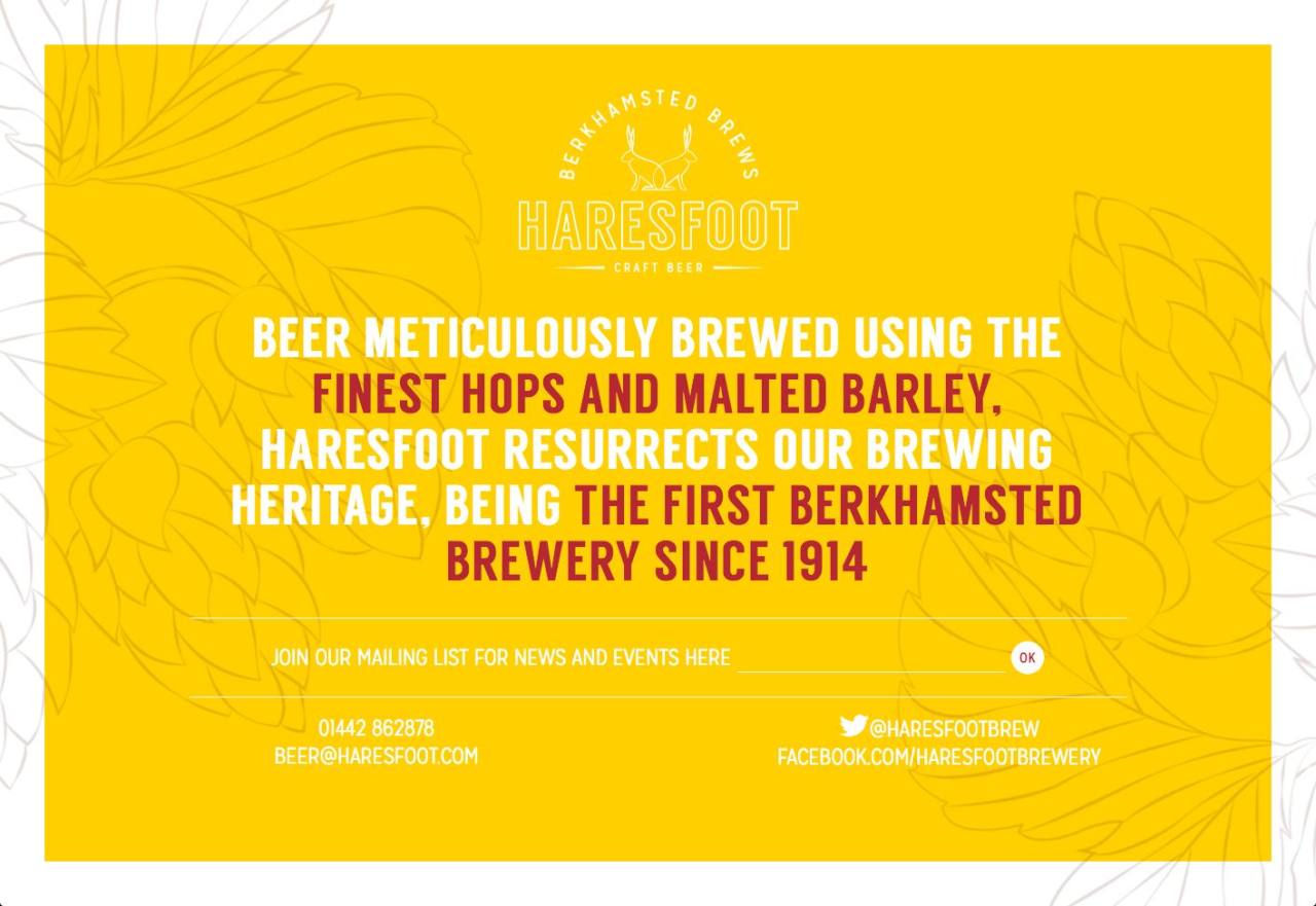 The holding page which appeared at haresfoot.com prior to launch