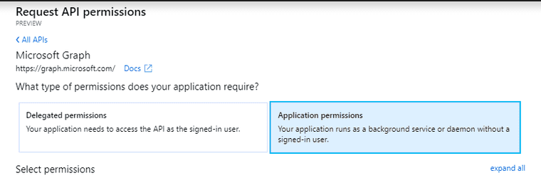 App Permissions Type