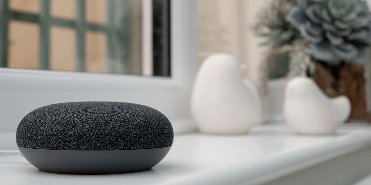 What are personas and placeonas in voice user interface design? A Google Home device on a windowsill A Google Home device on a windowsill