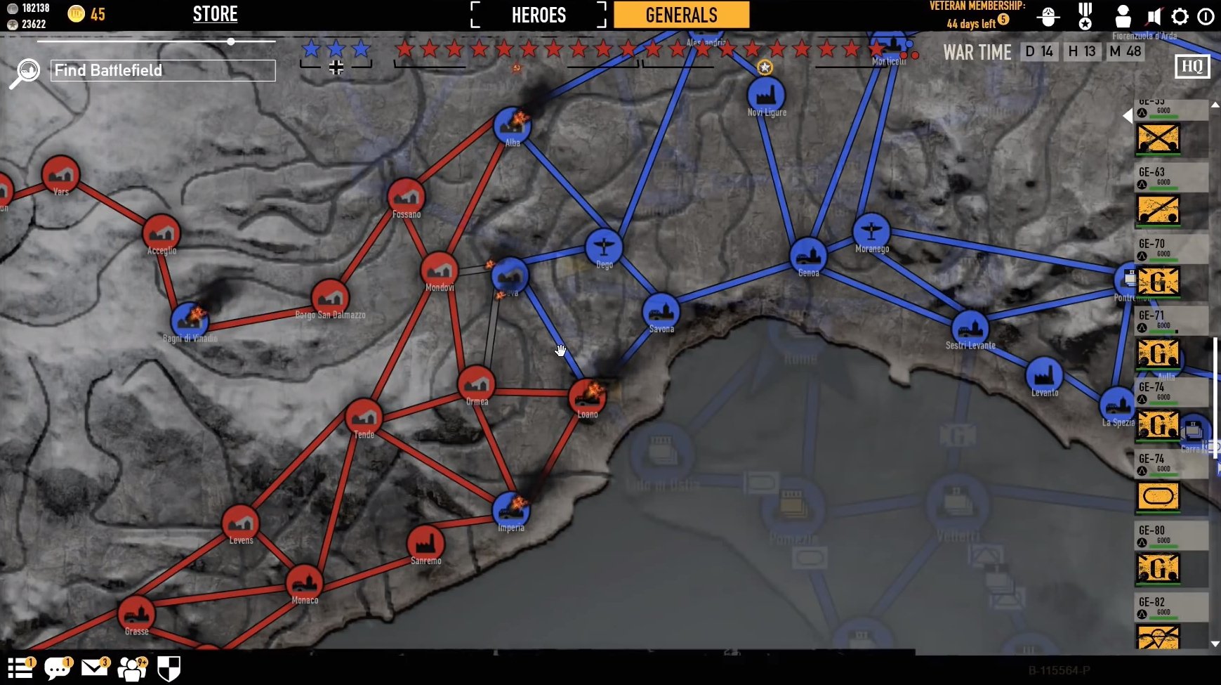 FPS battles spawned by confrontations on the strategy map