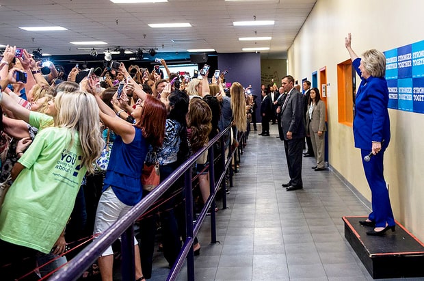 Clinton Selfie