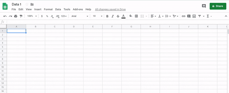 Install add on in Google Sheets.