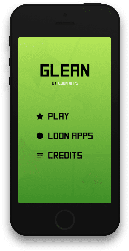 Glean homescreen