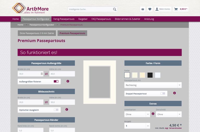 Shopware Shop Referenz: passepartout-247