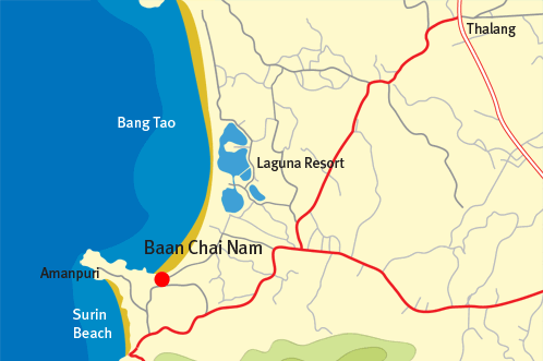 Baan Chai Nam Map Local