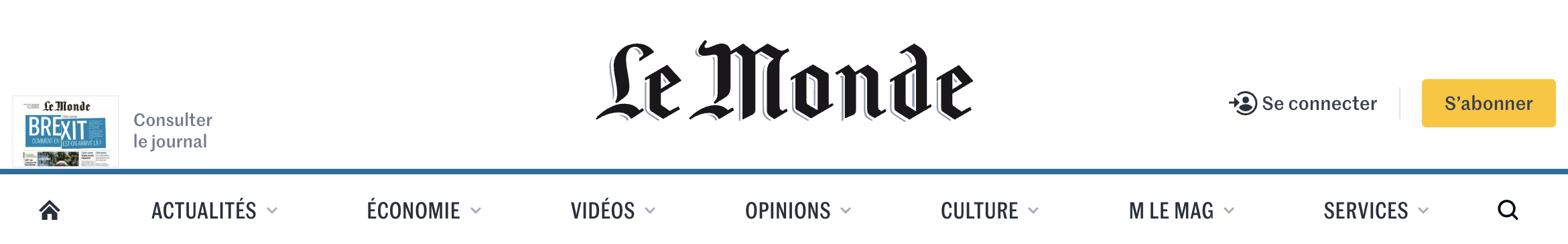 Le Monde Website