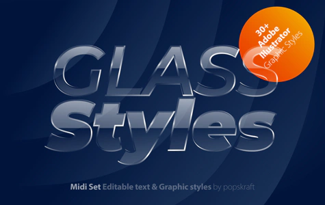 Glass Adobe Illustrator Styles images/glass_1_cover.jpg