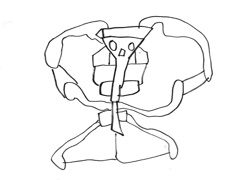 Robot Cycle Coloring Page