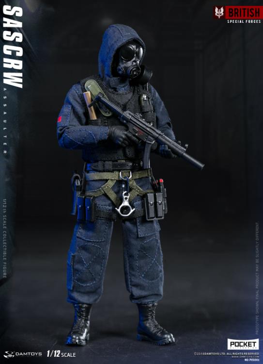 Damtoys British Special Forces Pocket Elite Series SAS CRW Assaulter 1/12 Scale Figure