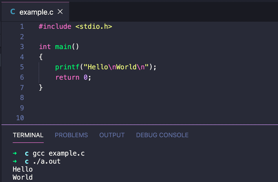 Escape Sequence In C Explanation With Example - CodeVsColor