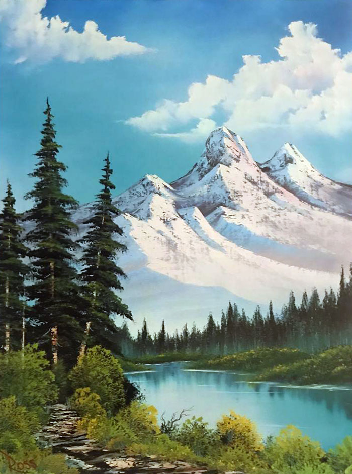 Bob Ross Cri Art Workshops Arthoughts