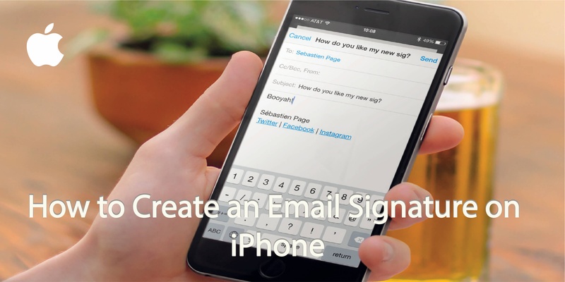 How to Create an Email Signature on iPhone
