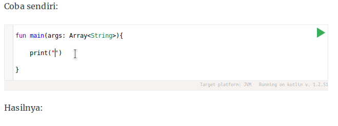 Coba kotlin