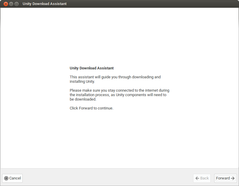 Unity Download Assistant