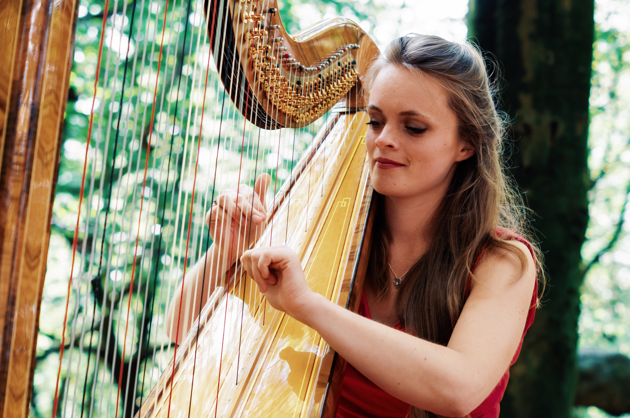 Photography by Jack Watkins for award-winning harpist, Lucy Nolan