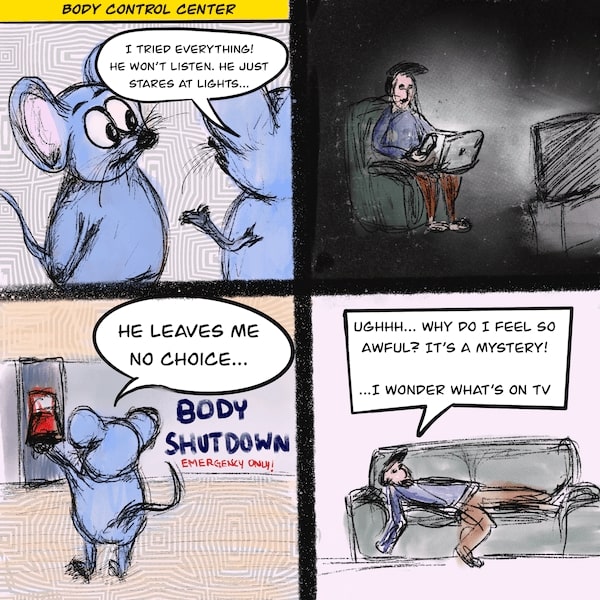 The Body Knows Best - Comic by Salman Ansari