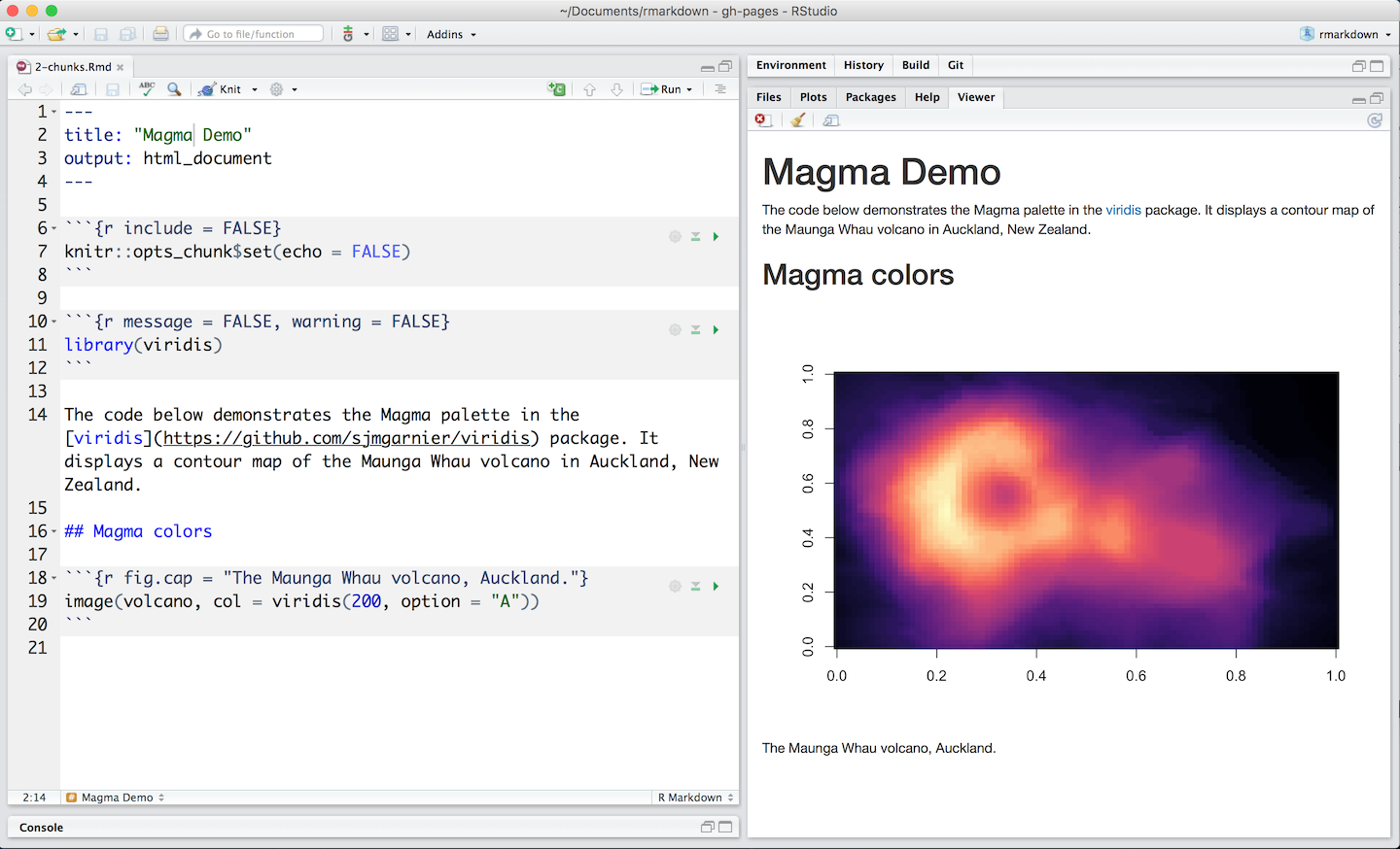 insert table in r markdown