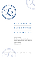 Special Issue: The Gender and Queer Politics of Translation: Literary, Historical, and Cultural Approaches