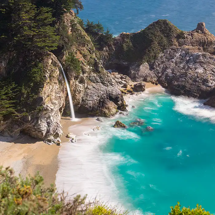 London Photographer: McWay Falls, one of only two tidefalls in California. Big Sur, CA
