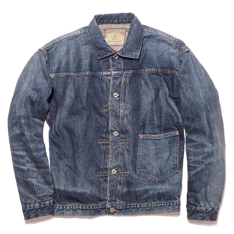 Faded denim type 1 jacket