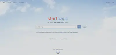 Screenshot for Startpage - Search Engine