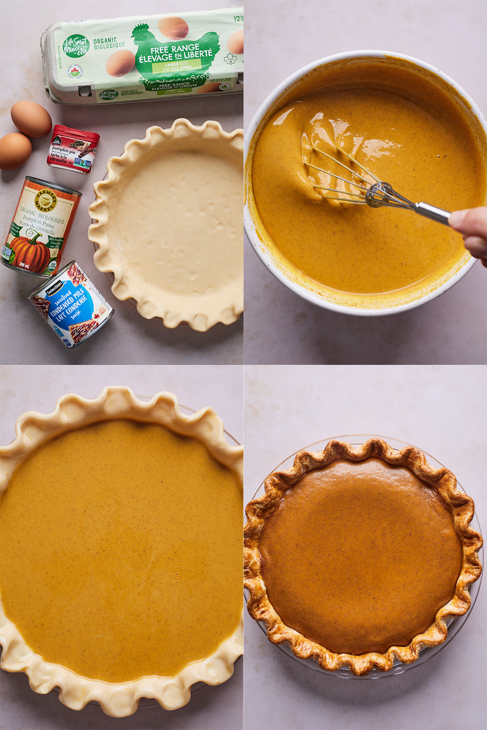 Easy 5 Ingredient Pumpkin Pie