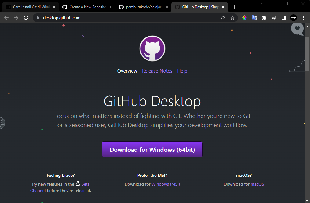 download GitHub Desktop
