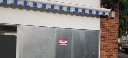 Shop Front Perforated Steel Sheeting – Somerset