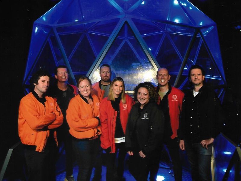 The team at the Crystal Maze