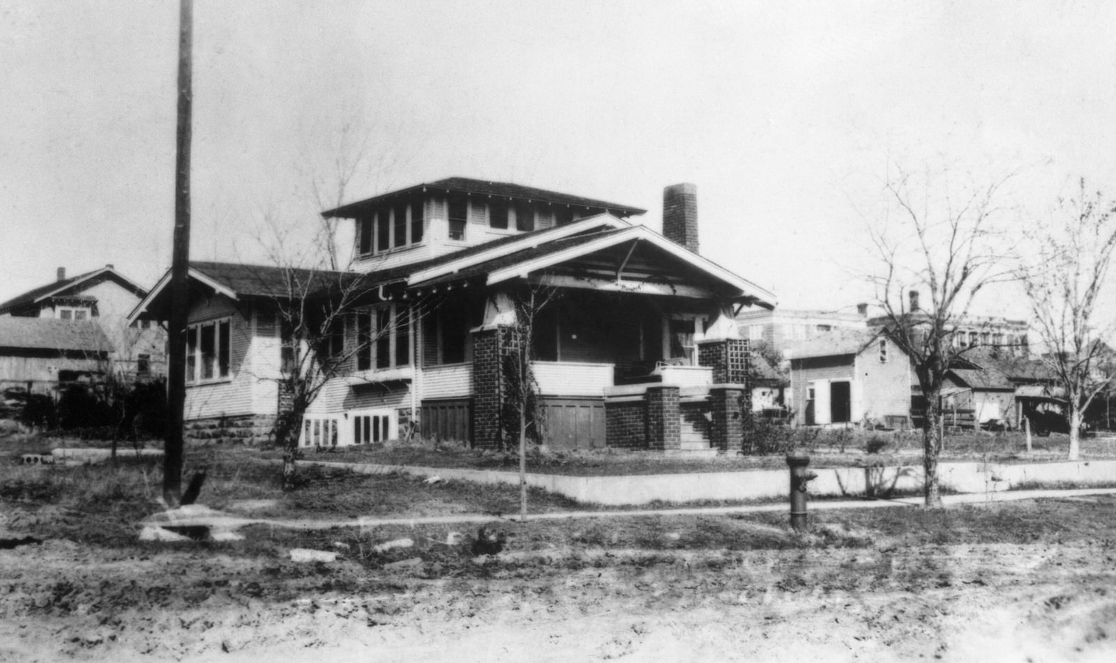 Rita and Bill Smith’s house before the blast.