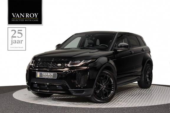 Land Rover Range Rover Evoque 2.0 Si4 240pk HSE Dynamic AWD Aut9 Black Pack Panoramadak Volleder Navi Ambientlight MeridianSound Led Privatglass DAB Camera 20" Pdc