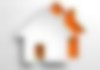 real-estate-3d-orange-background-