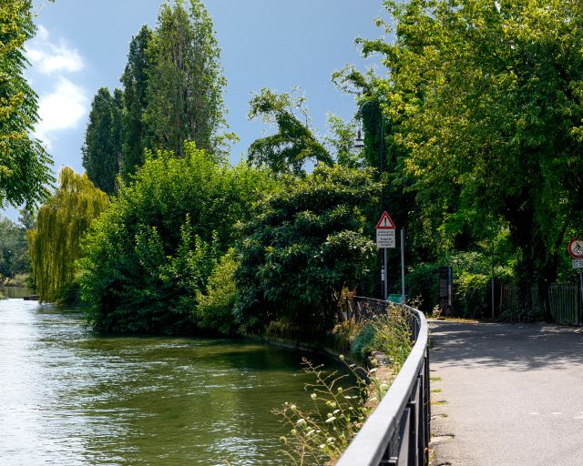 Pista ciclabile sul Naviglio di Vimodrone