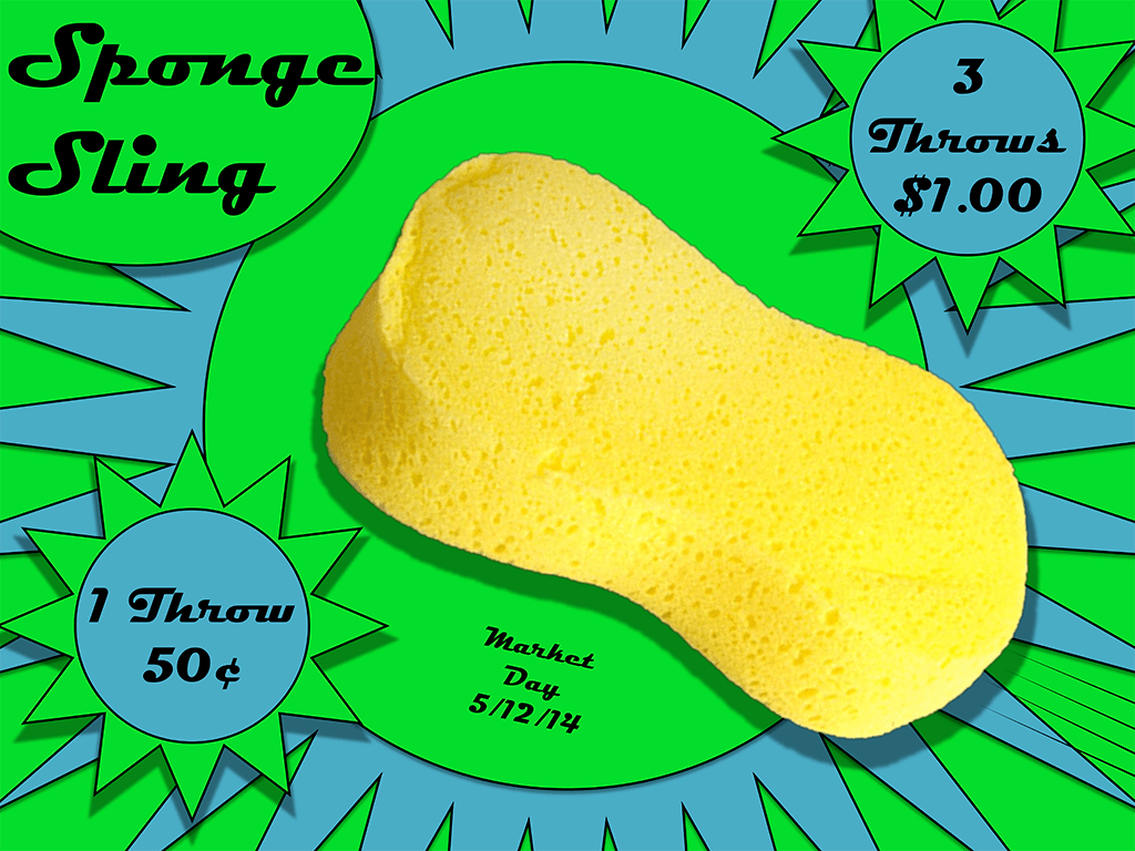 Sponge Throw Poster