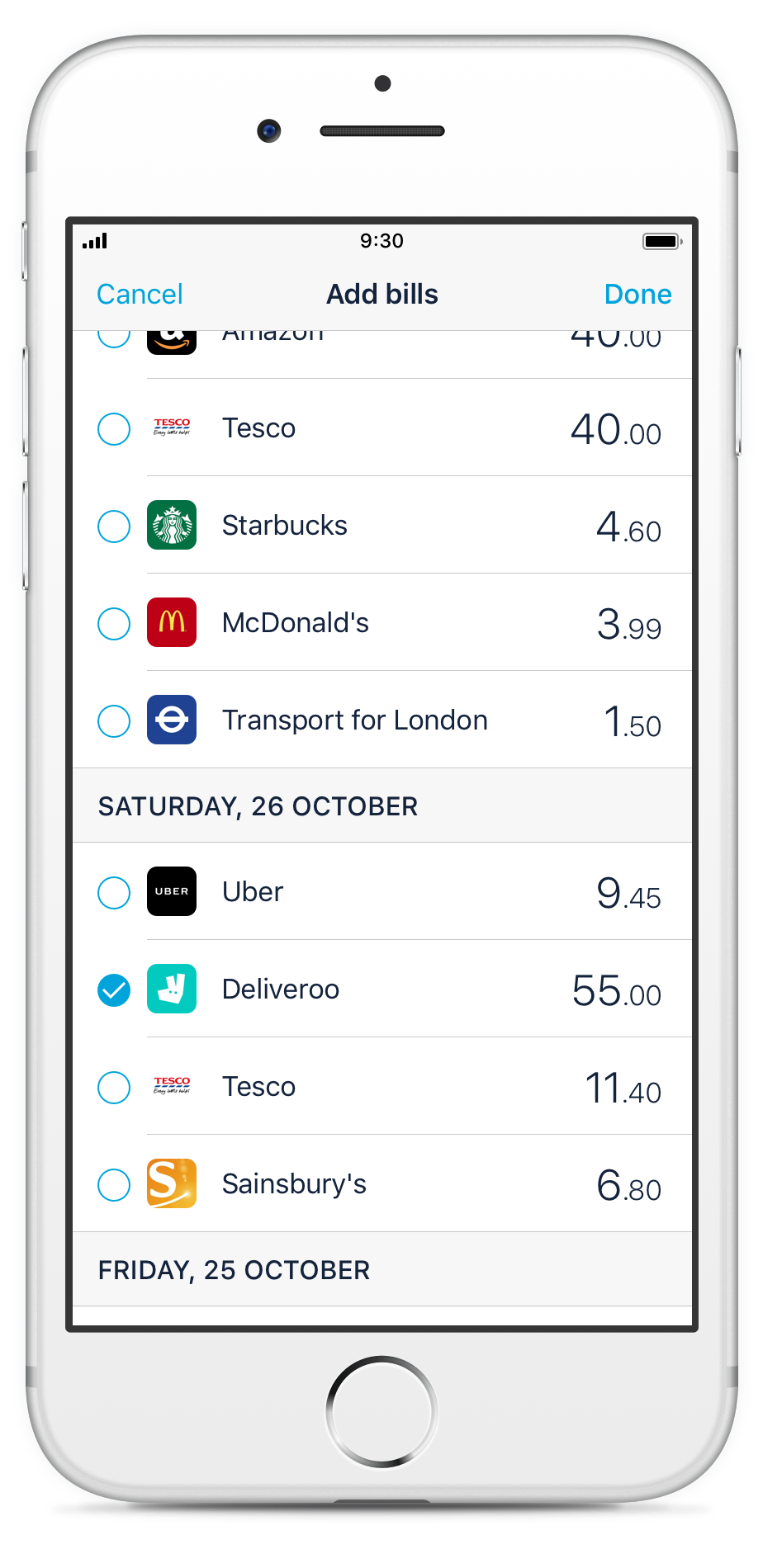 Shared Tabs screenshot