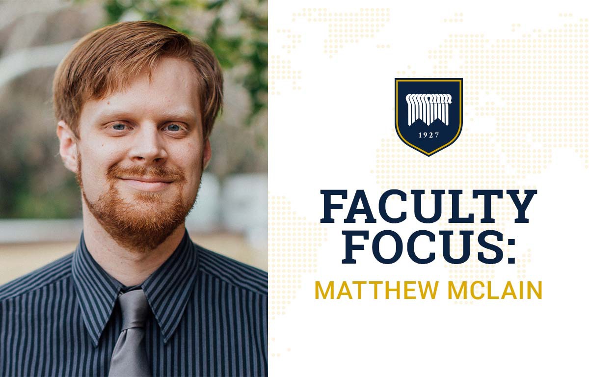 TMU Professor Matthew McLain Honored By His Alma Mater image